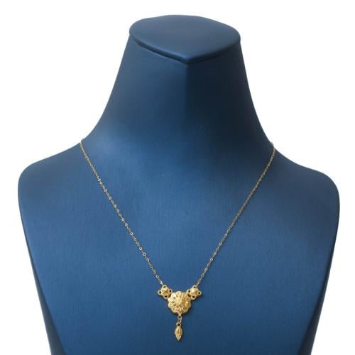 عقد ذهب جابر عيار 21 - AG20