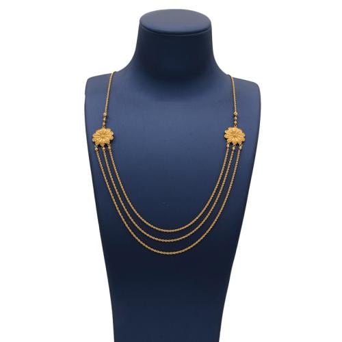 سبحة ذهب عيار 21 - AK44