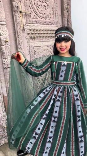 فستان يوم التأسيس اطفال