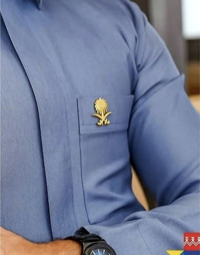 بروش مع سيفين ونخلة