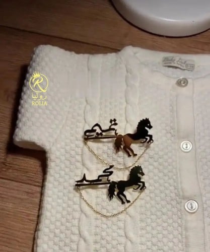 بروش الحصان بالاسم للاطفال