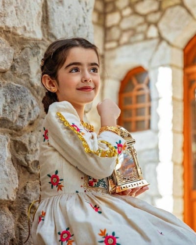 فستان رمضاني مطرز