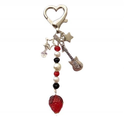 Strawberry key chain