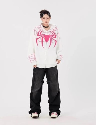 Spiderman Full Zip Up Hoodie