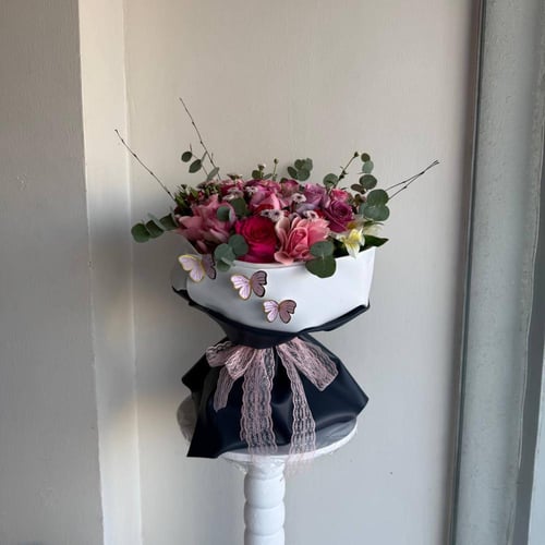 باقة الجلد الكحلي