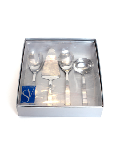 طقم ملاعق تقديم - 4 قطع | السيف هوم