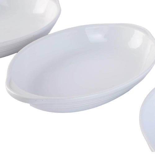 طقم صواني فرن بورسلان – 3 قطع