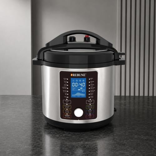Electric pressure cooker and oil fryer - 10 liters | Rebon