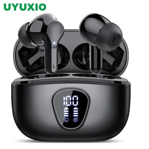 سماعات أذن لاسلكية HiFi بلوتوث 5.3 مع عزل ضوضاء EN...