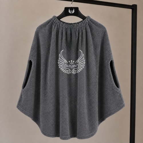 منشفة الحماية ٣٦٠ درجة باللون الرمادي