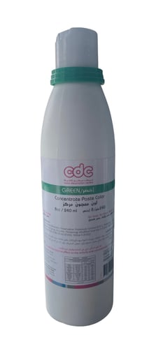 Green American concentrated toothpaste color