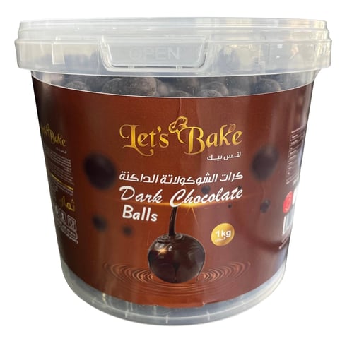 Dark chocolate balls