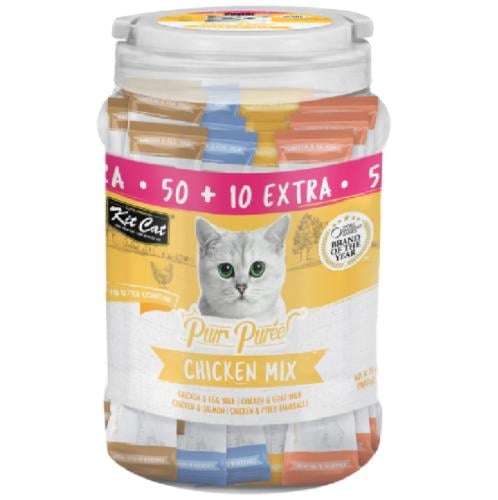 كت كات مكافآت حزمة متنوعة دجاج (50+10×15غ)