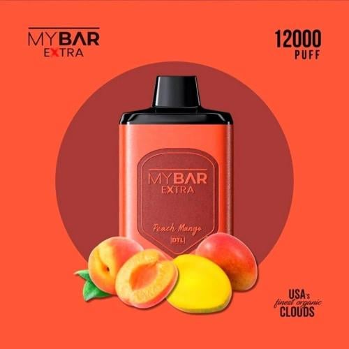 ماي بار 12000 سحبة خوخ ومانجو MY BAR 12000 PUFFS P...