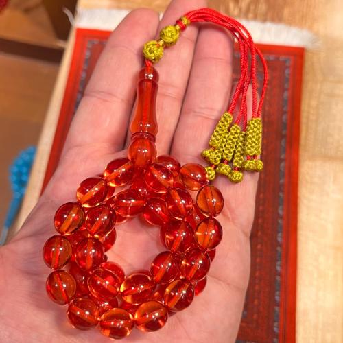 سبحة زعفران عسلي كركوشة