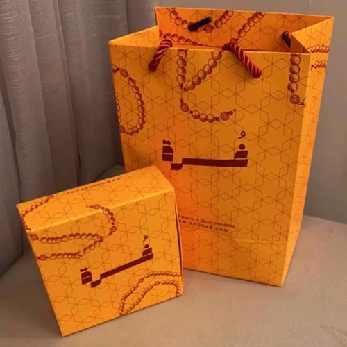 سبحة فاتوران جزري معرّق بشفافية