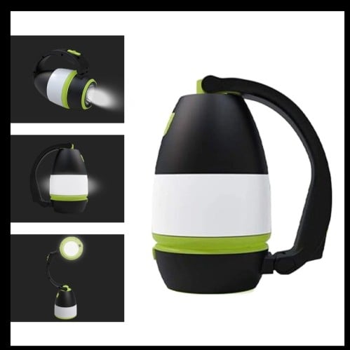 مصباح متعدد الاستعمالات قابل للطي وإعادة الشحن