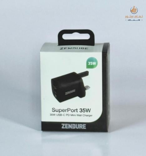 فيش جداري ثلاثي من زندور يدعم الشحن السريع باللون...