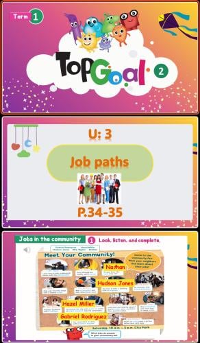 Top Goal 2-1 (U3-Job paths L1) P.34-35
