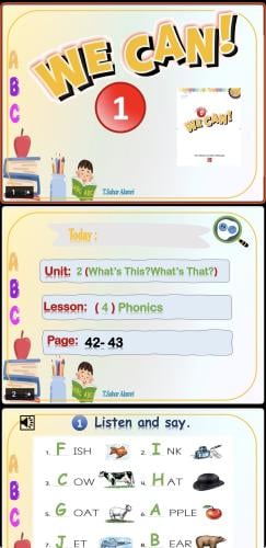WC1-1 (what’s this? What’s that?) U5 L4-Phonics