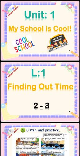 We Can 3-3 U1 L1 My School is Cool