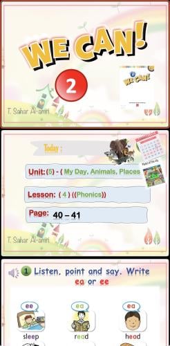 We Can2-2 ( My Day, Animals, Places U5-L4 )-Phonic...