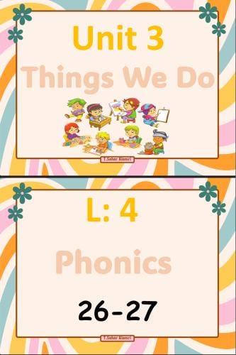 We Can2-1 (Things We Do) U3 L4-Phonics
