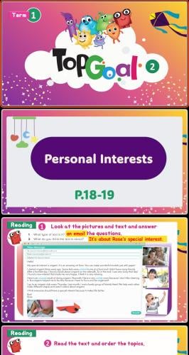 Top Goal 2-1 (U1 personal Interests L5) P.18-19