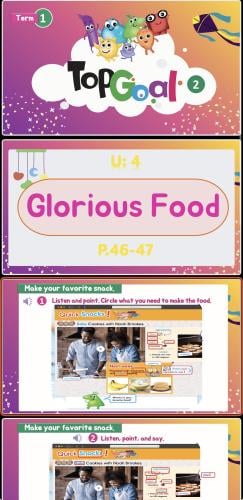 Top Goal 2-1 (U4- Glorious food L1) P.46-47