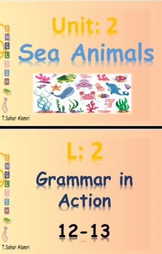 We Can 3 (U2 L2)Sea Animals- Grammar in Action