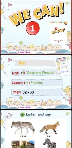 WC1-2 (Days and Weather) U4-L4- Phonics
