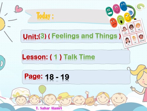 We Can1 U3 L1 Feelings and Things