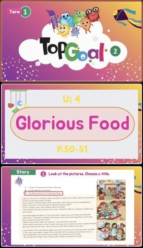 Top Goal 2-1 (U4- Glorious food L3) P.50-51