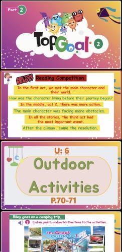 Top Goal 2-2 (U6- Outdoor Activities L1) P.70-71