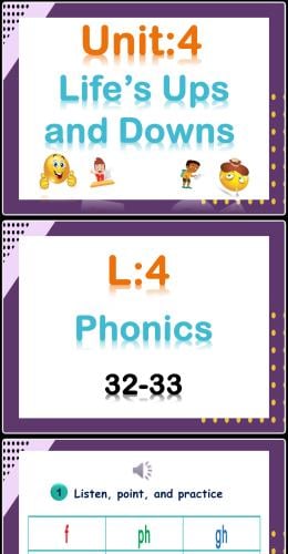 WC3-2- U4 L4-Life’s Ups and Downs-Phonics