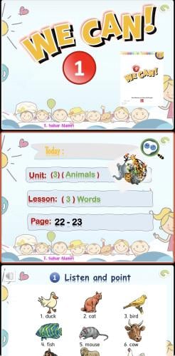 WC1-2 (Animals ) U3-L3-Words