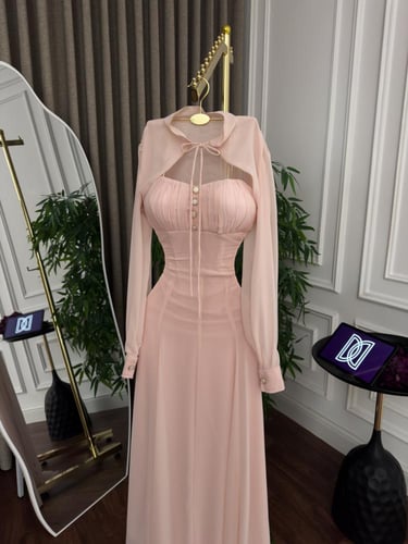 فستان ناعم شيفون كلوش