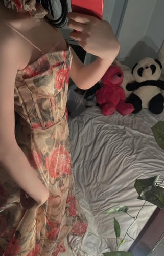 فستان مريم قماش شيفوم