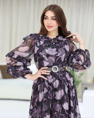 فستان مشجر طبقات