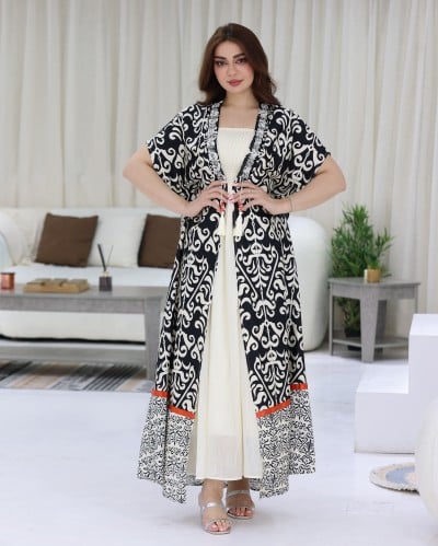 بشت مشجر مع بطانه أنيق