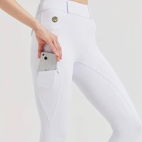 بنطلون فروسية ابيض