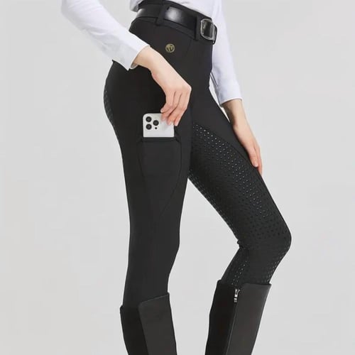 طقم فروسية اسود نسائي