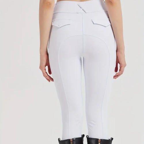 بنطلون فروسية ابيض