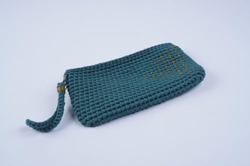 ميني باوتش | نقوش ذهبية (أخضر)