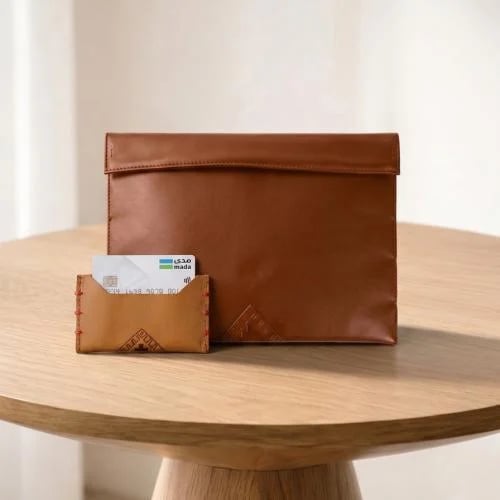 Al-Rahool Leather Set - Brown