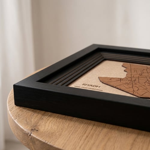 لوحة خريطة مدينة الرياض