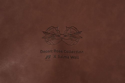 عسير حقيبة جلد - بني