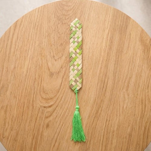 فاصل كتب السعف | أخضر