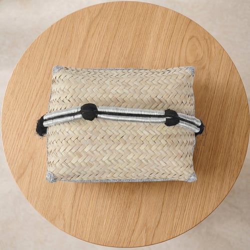 صندوق السعف بالعقال الفضي