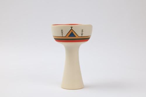 طبق القط العسيري | أحمر | صغير